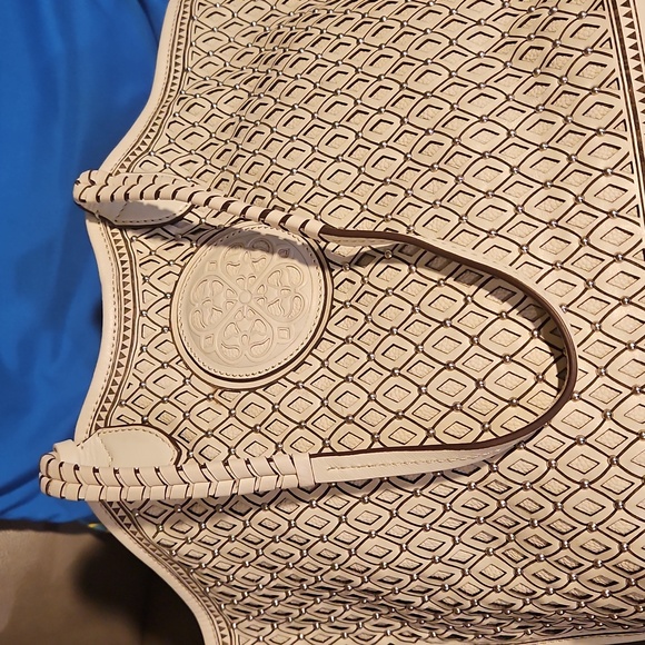 Chic BRIGHTON Riva Tote Beige Tote Bag with Braided Handles - Picture 8 of 14